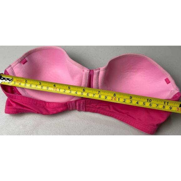 Flirtitude Pink Padded Petite Underwire Bra 34B - Picture 3 of 5